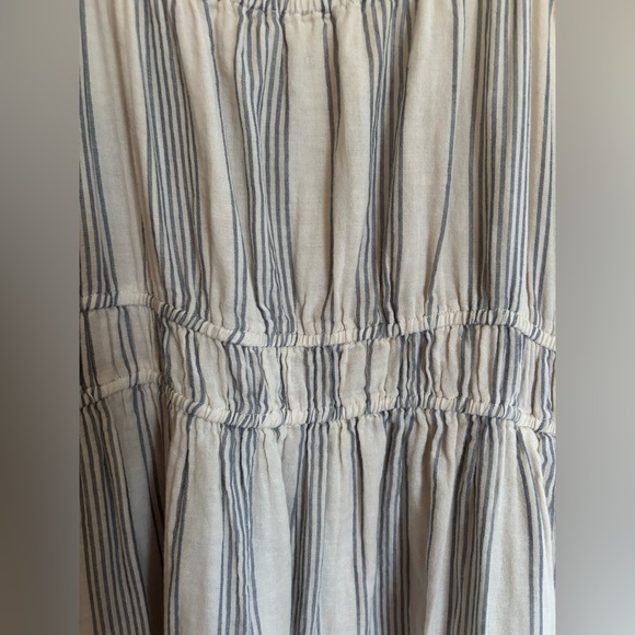 Pact Coastal Cami Soft Striped Maxi Dress Size X-large - Picture 7 of 15